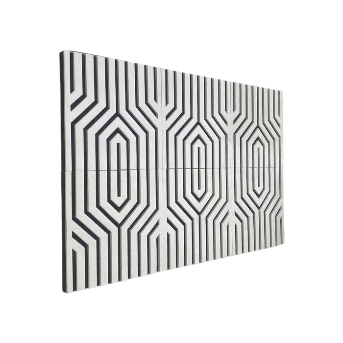 6 Pack CurveY Acoustic Foam PET White 30cm | Hush Echo