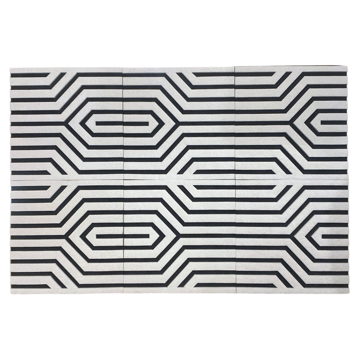 6 Pack CurveY Acoustic Foam PET White 30cm | Hush Echo