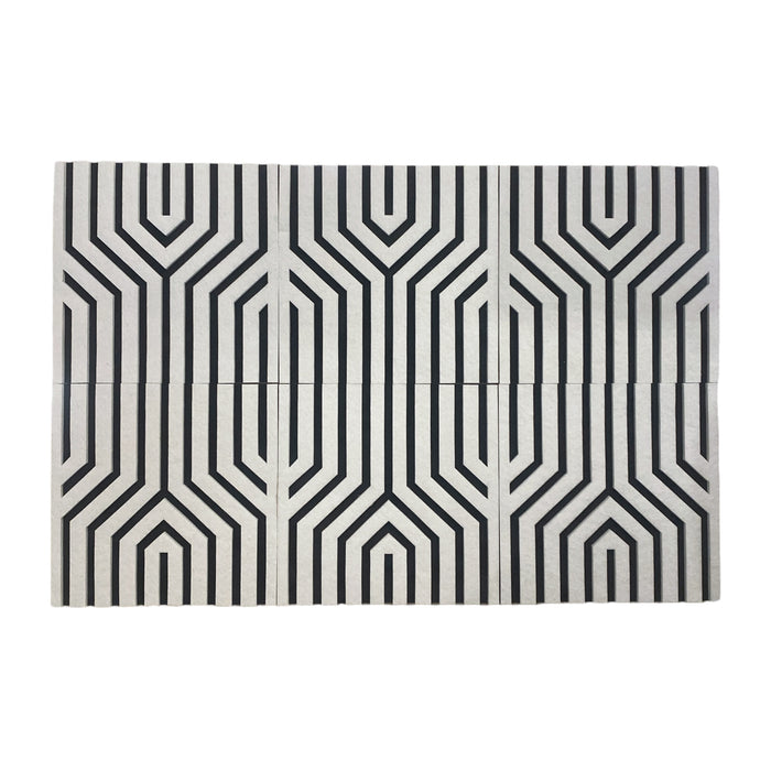 6 Pack CurveY Acoustic Foam PET White 30cm | Hush Echo