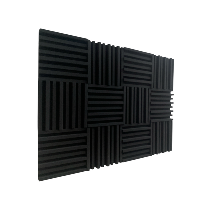 Metro Acoustic Foam Black 30cm (12 Pack) 2 | Hush Echo