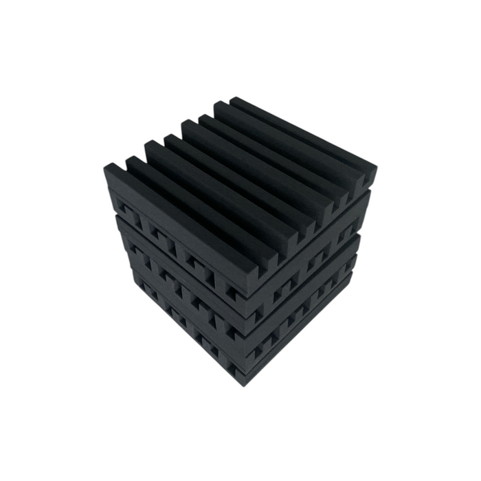 Metro Acoustic Foam Black 30cm (6 Pack) | Hush Echo