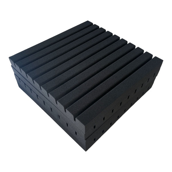 Strip Acoustic Foam Black 50cm (4 Pack) | Hush Echo