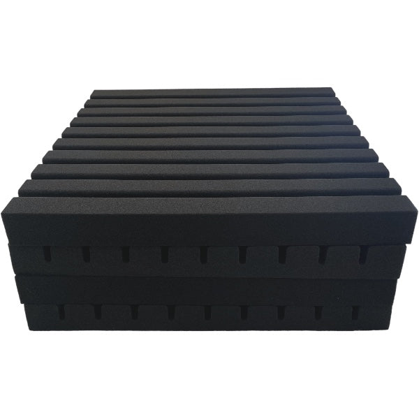 Strip Acoustic Foam Black 50cm (4 Pack) | Hush Echo