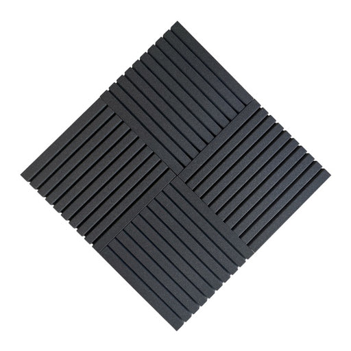 Strip Acoustic Foam Black 50cm (4 Pack) | Hush Echo