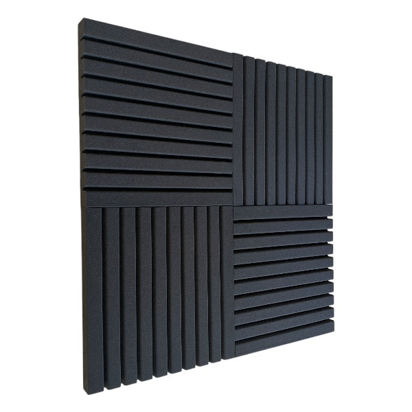 Strip Acoustic Foam Black 50cm (4 Pack) | Hush Echo