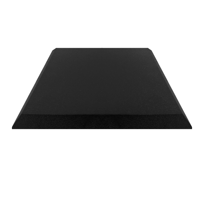 Bevelled - Acoustic Foam - Black - 50cm Hush Echo - front view