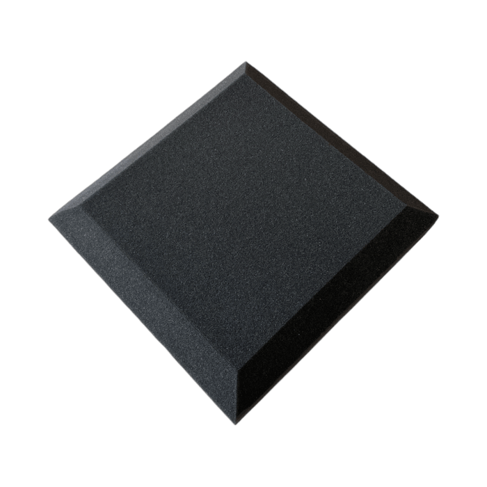 Bevelled Acoustic Foam Black 30cm | Hush Echo