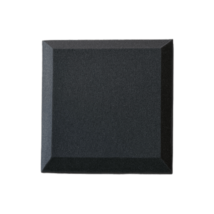 Bevelled Acoustic Foam Black 30cm | Hush Echo