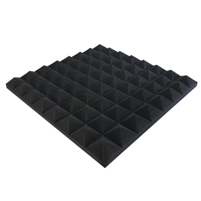 Pyramid Acoustic Foam Black 50cm | Hush Echo