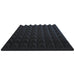 Pyramid - Acoustic Foam - Black - 50cm Hush Echo - Front view
