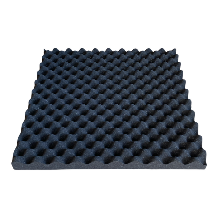 Convolute(Egg Crate) - Acoustic Foam - Black - 50cm Hush Echo