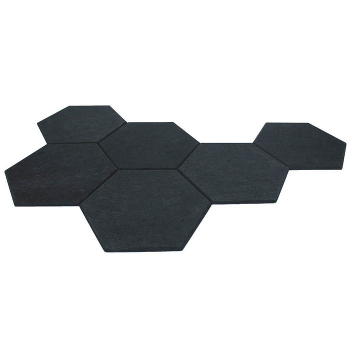 Hexagon Acoustic Polyester Panel 35cm (6 Pack) | Hush Echo