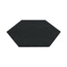 6 Pack - Black Hexagon Acoustic Polyester Panel - 35cm Hush Echo