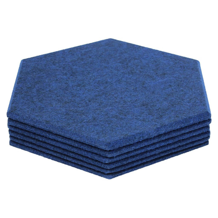 Hexagon Acoustic Polyester Panel 35cm (6 Pack) | Hush Echo