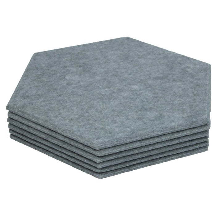 Hexagon Acoustic Polyester Panel 35cm (6 Pack) | Hush Echo