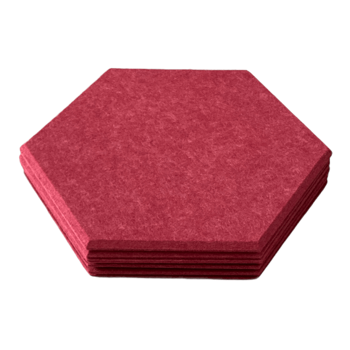 Hexagon Acoustic Polyester Panel 35cm (6 Pack) | Hush Echo