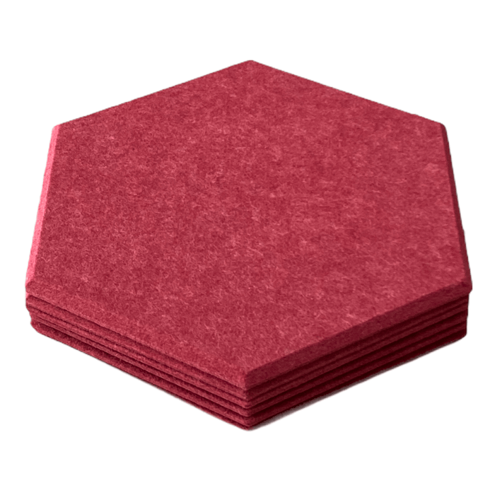 Hexagon Acoustic Polyester Panel 35cm (6 Pack) | Hush Echo