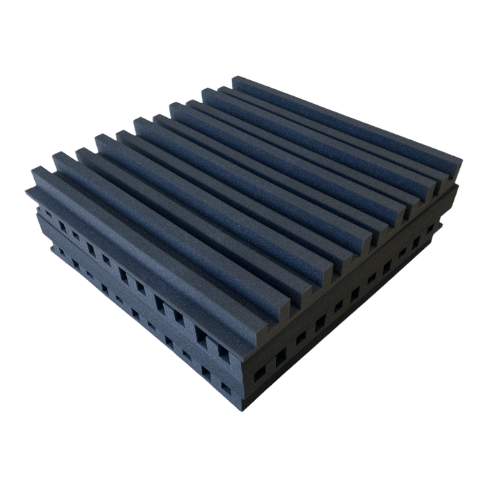 4 Pack - Metro - Acoustic Foam - Black - 50cm Hush Echo
