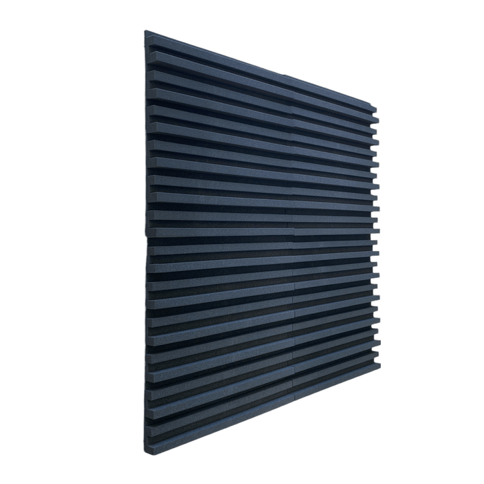 4 Pack - Metro - Acoustic Foam - Black - 50cm Hush Echo