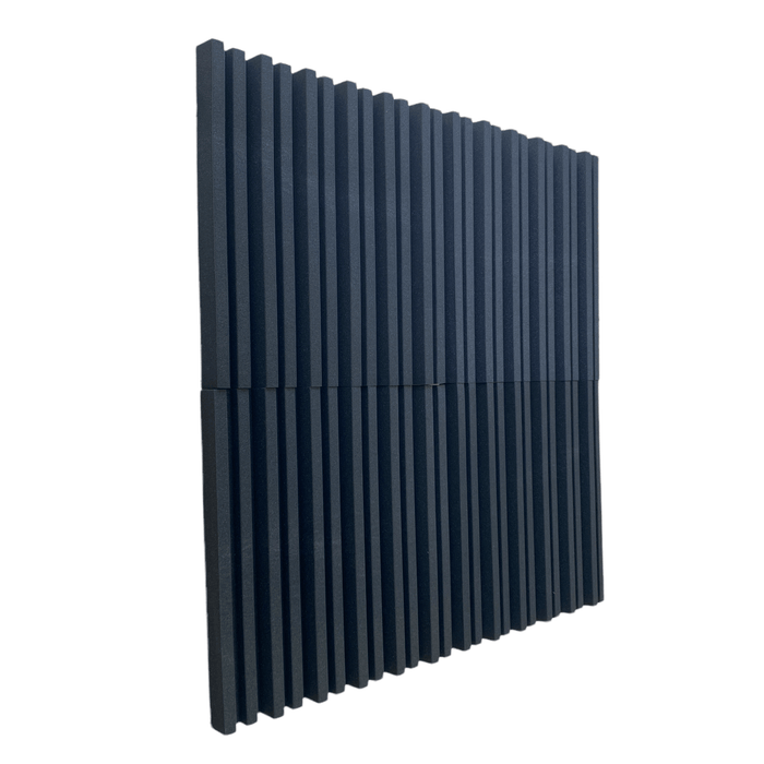 4 Pack - Metro - Acoustic Foam - Black - 50cm Hush Echo