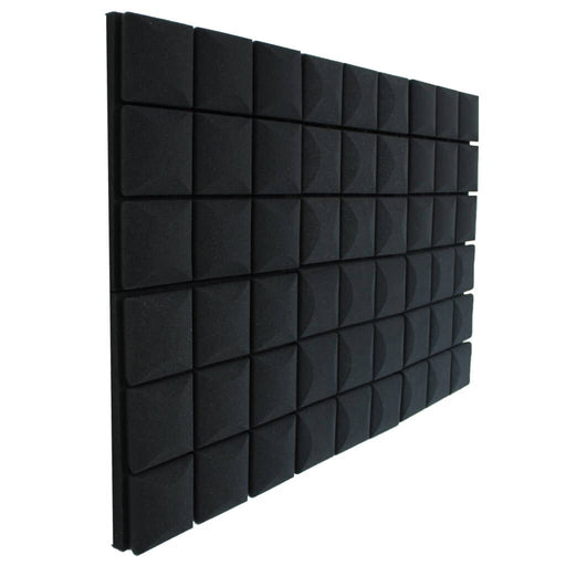 Mushroom Acoustic Foam Black 30cm (6 Pack) | Hush Echo