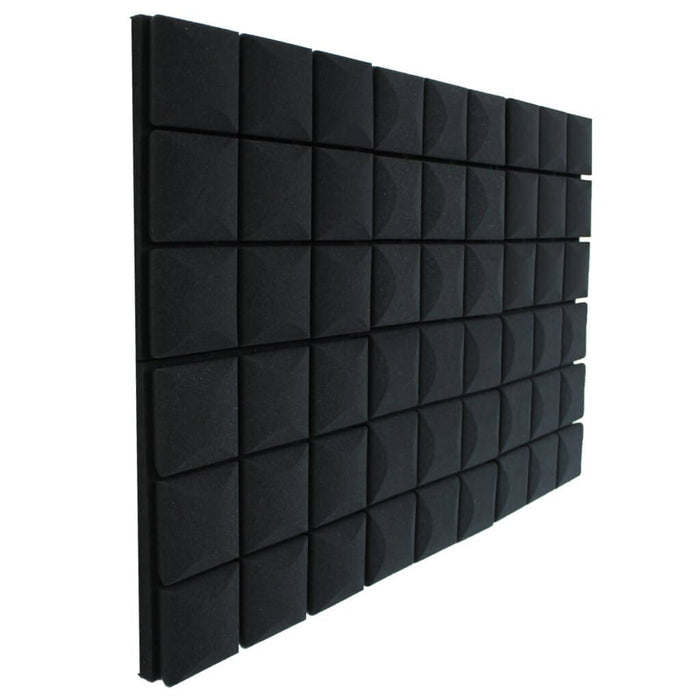 Mushroom Acoustic Foam Black 30cm (6 Pack) | Hush Echo