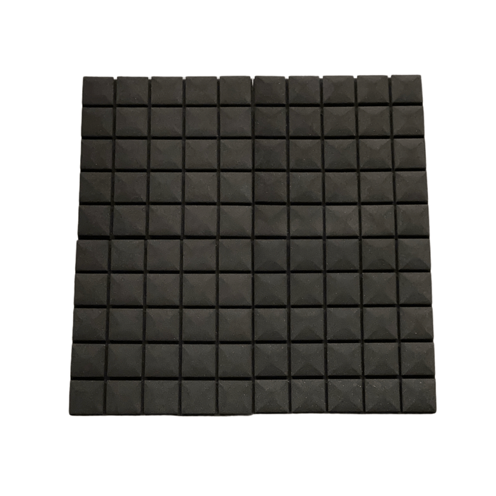 4 Pack - Mushroom - Acoustic Foam - Black - 50cm Hush Echo