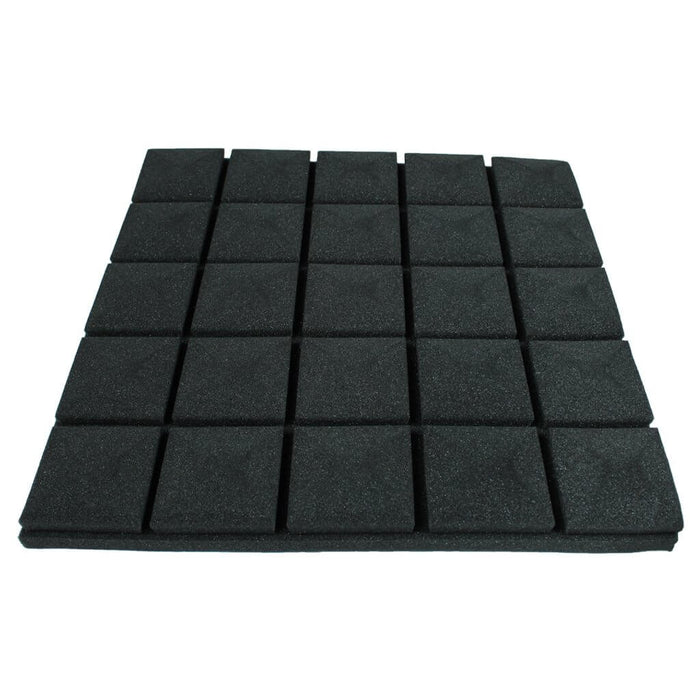 Mushroom - Acoustic Foam - Black - 50cm Hush Echo - front view