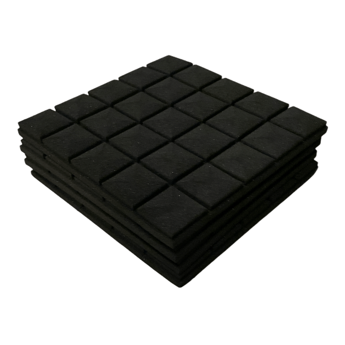 Mushroom Acoustic Foam Black 50cm (4 Pack) | Hush Echo