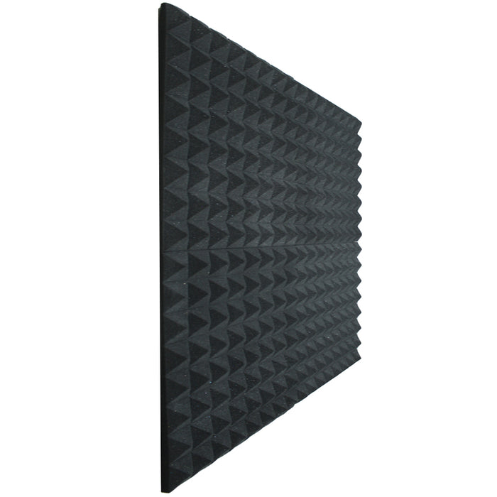 Pyramid Acoustic Foam Black 50cm (4 Pack) | Hush Echo