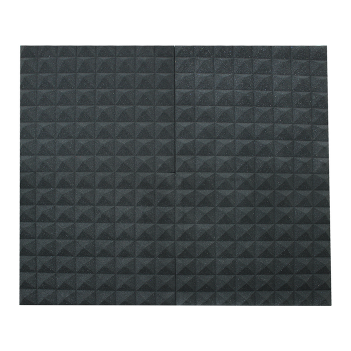 Pyramid Acoustic Foam Black 50cm (4 Pack) | Hush Echo