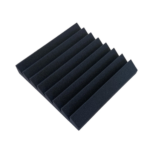 Slope Wedge - Acoustic Foam - Black - 30cm Hush Echo - Angle view