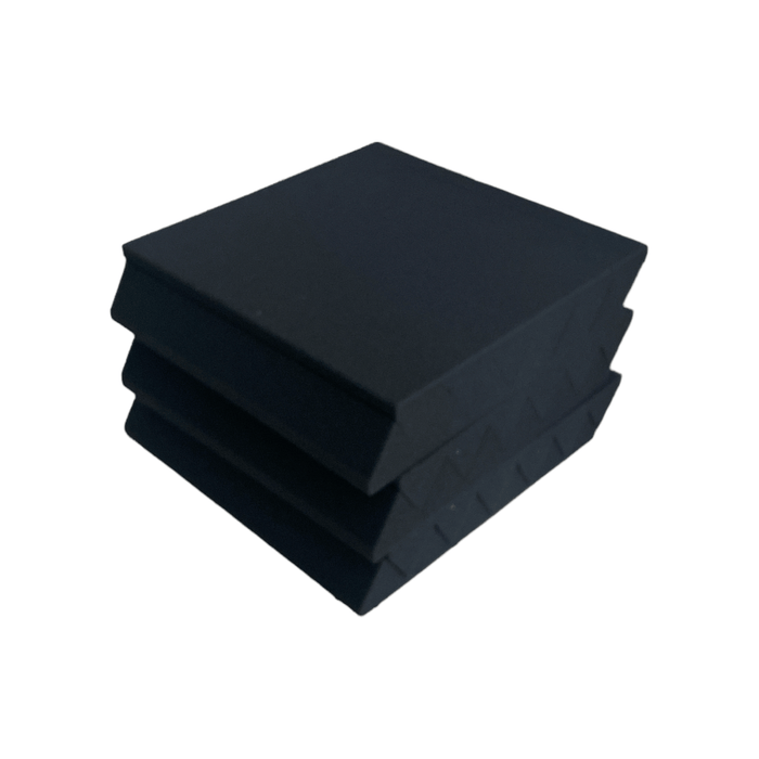 Wedge Acoustic Foam Black 30cm (6 Pack) | Hush Echo