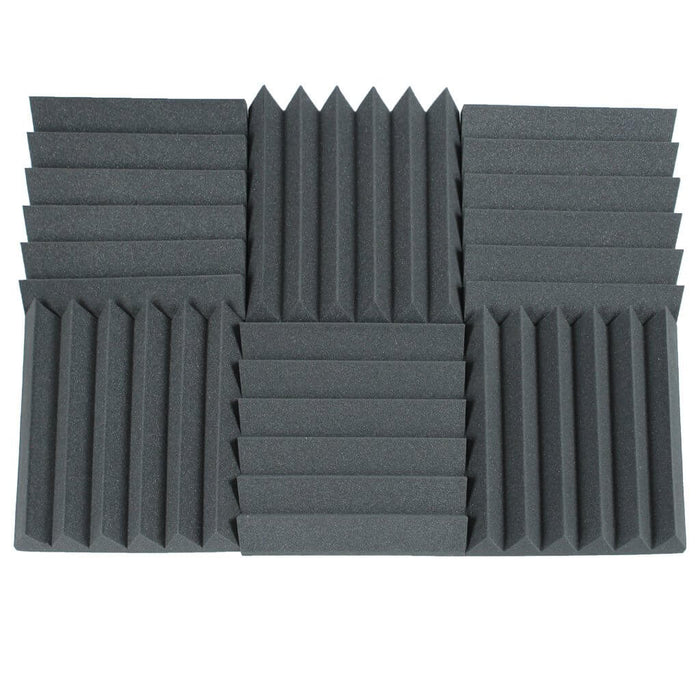 Wedge Acoustic Foam Black 30cm | Hush Echo