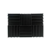 Metro Acoustic Foam Black 30cm (6 Pack) | Hush Echo