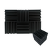 Metro Acoustic Foam Black 30cm (12 Pack) | Hush Echo