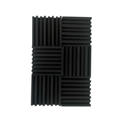Metro Acoustic Foam Black 30cm (6 Pack) | Hush Echo