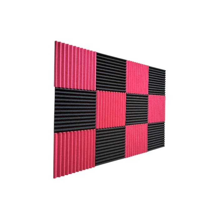 Wedge2.5 Acoustic Foam Ruby Black 30cm (24 Pack)