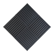 Strip Acoustic Foam Black 50cm (4 Pack) | Hush Echo