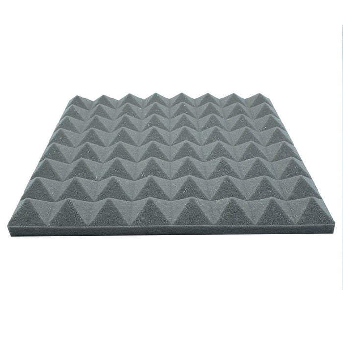 Pyramid - Acoustic Foam - Grey - 50cm Hush Echo