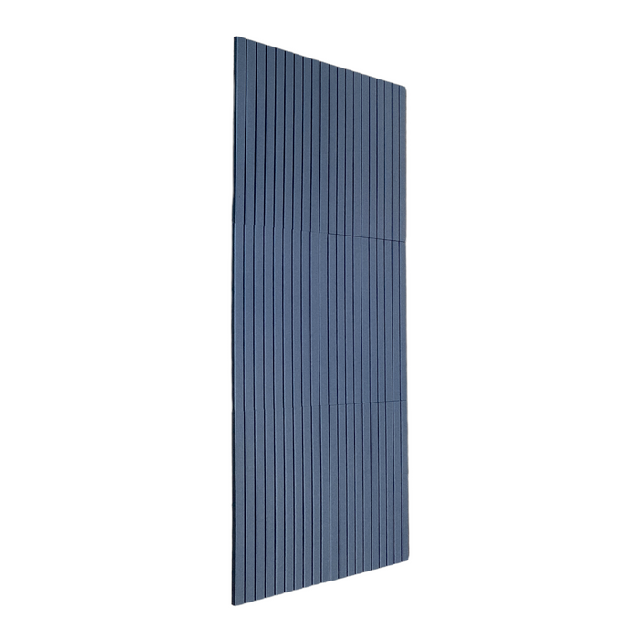 6 Pack - Strip - Acoustic Polyester Panel - Grey Black - 40cm Hush Echo