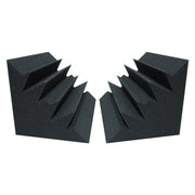 2 Pack - Bass Trap - Acoustic Foam - Black - 30cm | Hush Echo