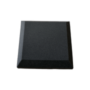 Bevelled Acoustic Foam Black 30cm | Hush Echo
