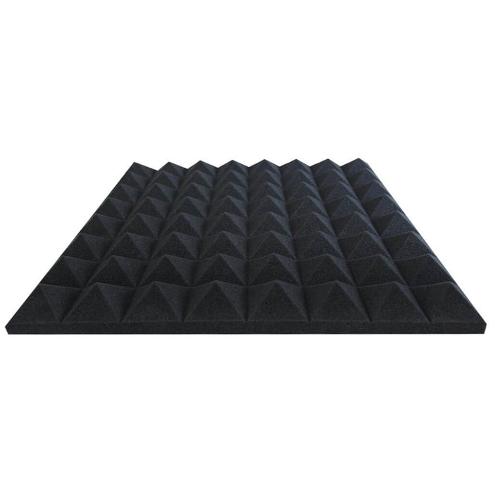 Pyramid - Acoustic Foam - Black - 50cm Hush Echo