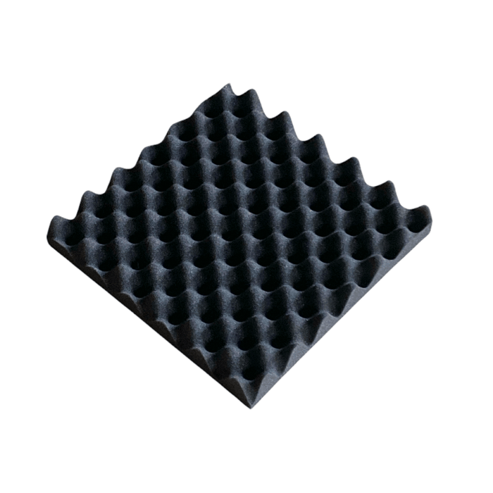 Convolute(Egg Crate) - Acoustic Foam - Black - 30cm Hush Echo