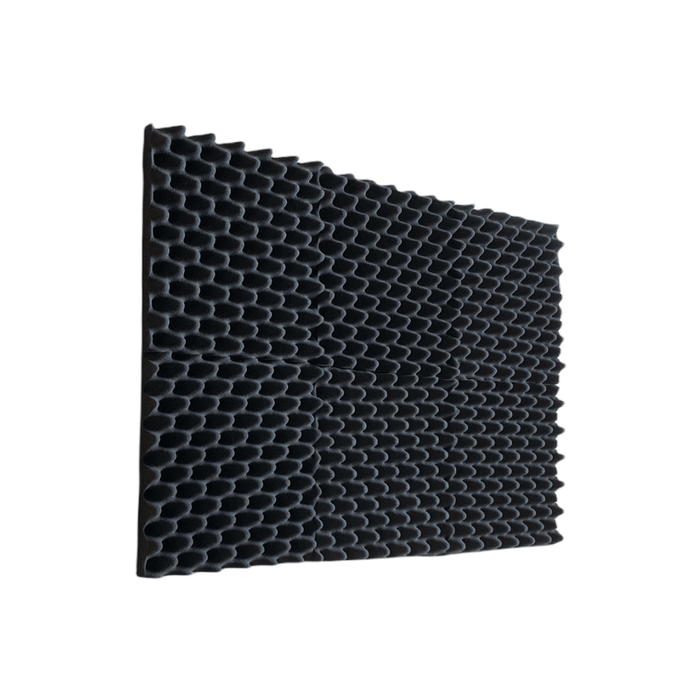 6 Pack - Convolute(Egg Crate) - Acoustic Foam - Black - 30cm Hush Echo