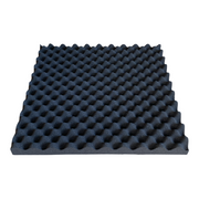 Convolute(Egg Crate) - Acoustic Foam - Black - 50cm Hush Echo