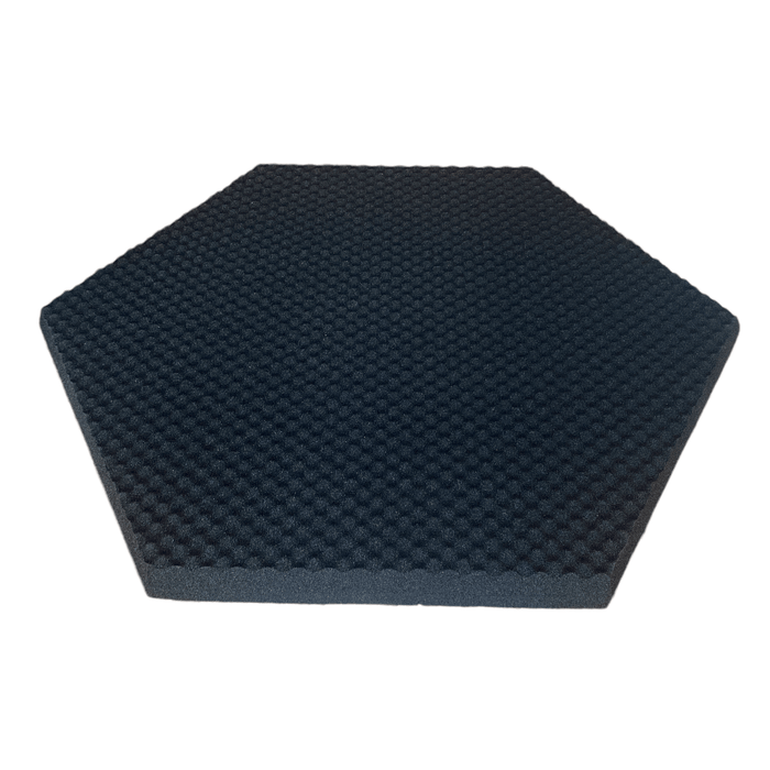 Hexagon Convoluted Ceiling Panels - 100cm x 86cm - Painted Hush Echo