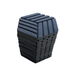 13 Pack - Hexagon - Acoustic Foam - Black - 35cm Hush Echo