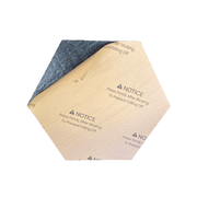 12 Pack - Hexagon Self Adhesive - Acoustic Polyester Panel - Black - 30cm Hush Echo